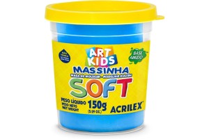 MASSA DE MODELAR 150G ACRILEX AZUL