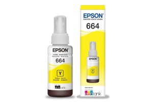 REFIL ECOTANK ORIGINAL EPSON 664 AMARELO