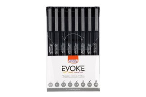 MARCADOR ARTISTICO EVOKE TECNICO - BLISTER C/ 8UN BRW