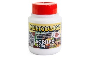 MULTCOLAGE ACRILEX 120G COLA GEL