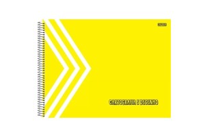 CADERNO SD CARTOGRAFIA KBOM AMARELO CD ESP 60Fls