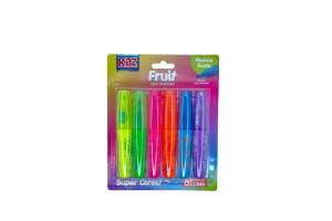 MARCA TEXTO 6 CORES FRUIT C/AROMA