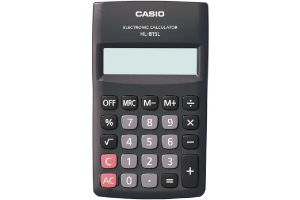 CALCULADORA DE BOLSO CASIO PRETA