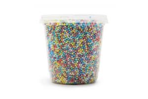 PEROLA DE ISOPOR MIX COLORIDA POTE 750ML