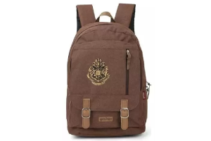 MOCHILA LUXCEL LAPTOP HARRY POTTER MARROM
