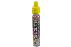 COLA GLITTER ACRILEX 15G PRATA
